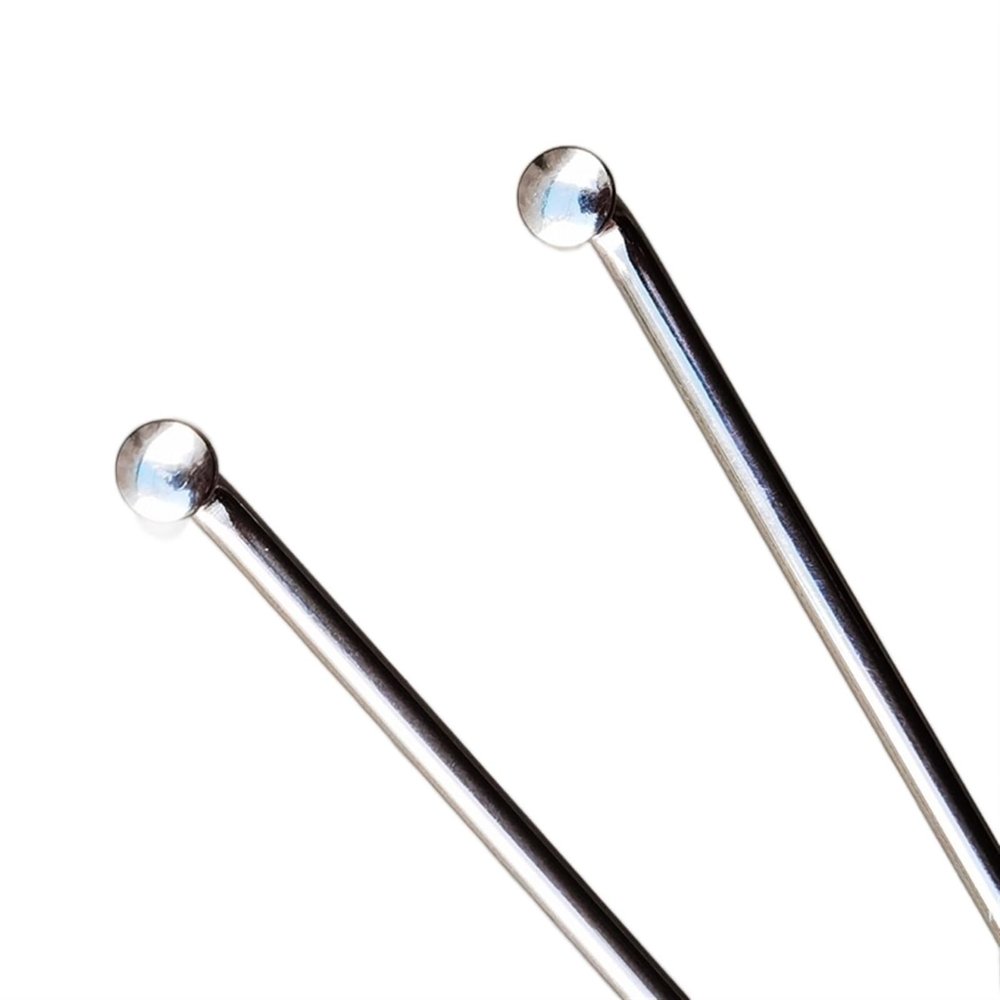 YBAAKZIIR Bicycle Spokes, 8-Pack, 2.6 mm Diameter, 304 Stainless Steel, J-Bend, 206 mm