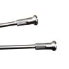 YBAAKZIIR Bicycle Spokes, 8-Pack, 2.6 mm Diameter, 304 Stainless Steel, J-Bend, 206 mm view 4