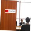 DOITOOL 4 Sets Conference Room Signs, Occupied Office Door Signs, Do Not Disturb Privacy Signs, Acrylic, 2 Pieces x 4 view 2