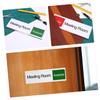 DOITOOL 4 Sets Conference Room Signs, Occupied Office Door Signs, Do Not Disturb Privacy Signs, Acrylic, 2 Pieces x 4 view 3