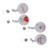 ARTIBETTER 16-Piece Heart ID Badge Reel Holder Set for Nurses view 3