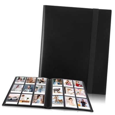 Card Binder, 20 Pages, 9 Pockets, PP, Black