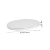 Holibanna 10-Pack Round White Corrugated Cardboard Cake Boards, Nonstick-Coated view 2