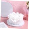 Holibanna 10-Pack Round White Corrugated Cardboard Cake Boards, Nonstick-Coated view 4