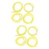 Hemobllo 2 Sets Fuel Line Hose Kit, Heat-Resistant Plastic Hose for Chainsaws, Trimmers and Small Engines, Yellow, 8 Pieces view 1