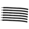 6 Black Sweatbands for Safety Helmets, Polyester view 1