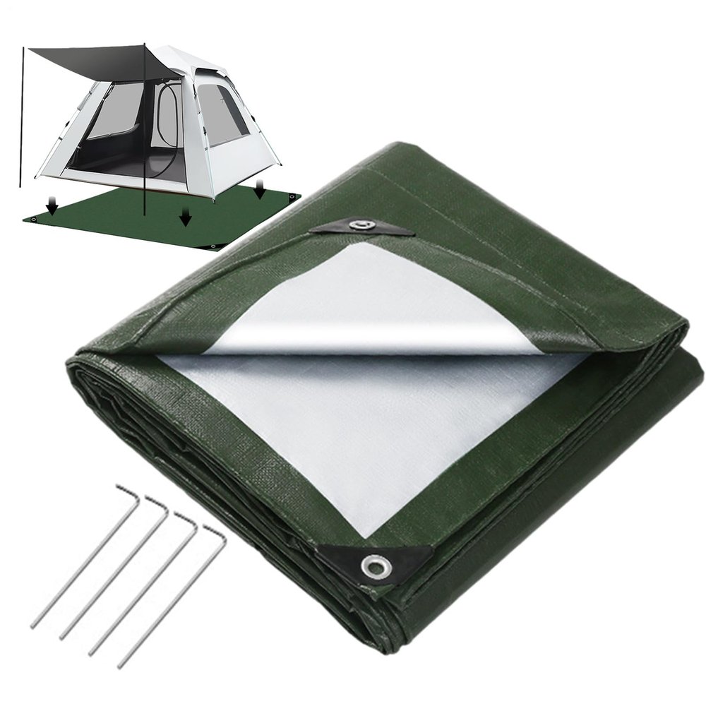 Tent Mat, Thickened Thermal Tarp, Imperform Cushion | Portable, Foldable
