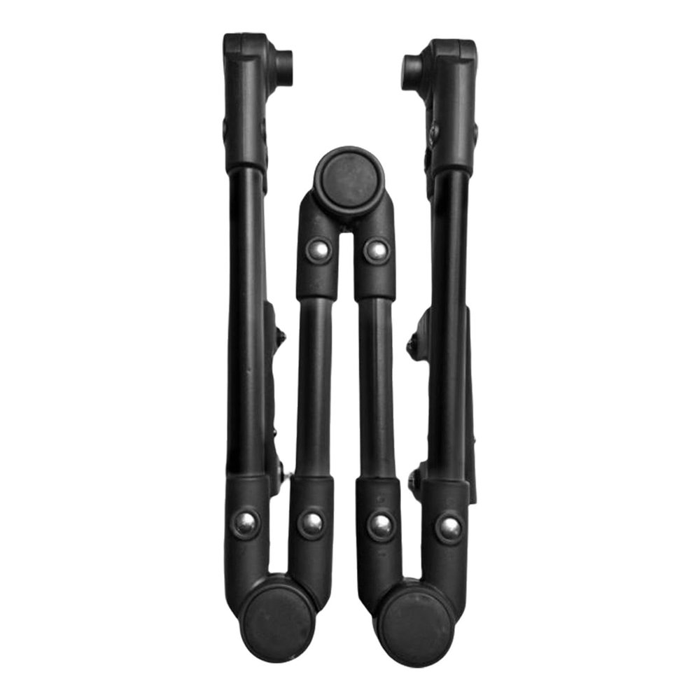 Sharplace Folding Push Handle for Handcarts, Sturdy Steel, Adjustable Angle