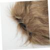 Holibanna Viking Costume Faux Fur Leg Warmers, 30 cm, with Elastic Bands, Unisex view 2