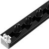 Kanduo Recessed Invisible Curtain Track for Living Room/Bedroom, Black, 2.5 m/8.2 ft view 1