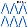 Disposable Blue Plastic Umbilical Cord Clamps for Piglets, 100 Pieces view 2