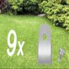 9x Robotic Lawn Mower Blades for Husqvarna Automower and Gardena Sileno view 1