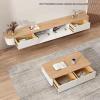 YINXSLO Wall-Mounted TV Stand with Drawer for Living Room view 3