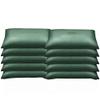 Generic Flood Protection, 10-Pack Sand-Free Self-Absorbing Flood Barrier Bags, Waterproof Canvas for Doorways and Garages (Green, 25 x 100 cm) view 4