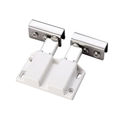NIRNHYRUR 5–8 mm Glass Magnetic Touch Latch, Plastic with Clamp, 2-Piece Set, B(D)