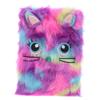 Holibanna Plush Notebook for Girls, Cartoon Cat Hardcover Writing Pad, Durable Creative Diary view 1