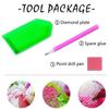 GLTEYACO DIY Diamond Painting Kit, White Lizard, 5D Round Full Drill, 40 x 50 cm view 2