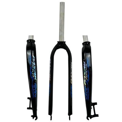 HSIRYAOHD MTB DH Suspension Fork, 1-1/8 in, 26/27.5/73.7 cm, Aluminum Alloy, Rigid Disc Brake, 28.6 mm Threadless Straight Steerer, Superlight