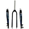 HSIRYAOHD MTB DH Suspension Fork, 1-1/8 in, 26/27.5/73.7 cm, Aluminum Alloy, Rigid Disc Brake, 28.6 mm Threadless Straight Steerer, Superlight view 1