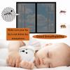 Magnetic Insect Screen for Windows, 134 x 165 cm, Black, No Drilling view 3