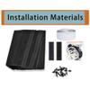 Magnetic Insect Screen for Windows, 134 x 165 cm, Black, No Drilling view 4