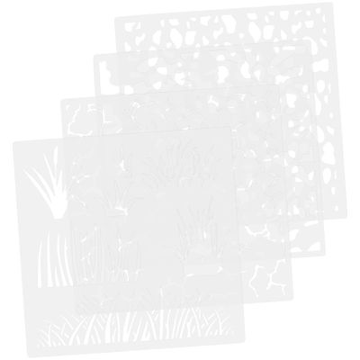 Gadpiparty Reusable Painting Stencils for Teenagers, 4 Pieces, PET