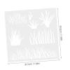 Gadpiparty Reusable Painting Stencils for Teenagers, 4 Pieces, PET view 2