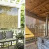 CJBWJM Handwoven Reed Roller Blind, Weather-Resistant Outdoor Privacy Shade, Natural, 110 x 245 cm view 4