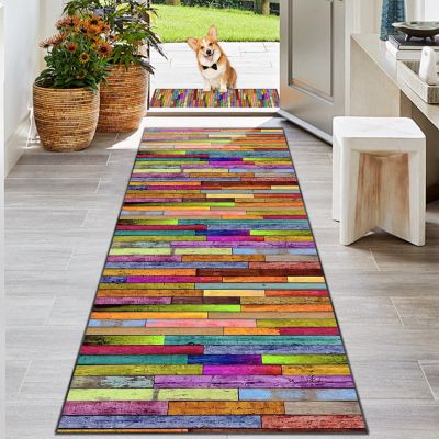 Long Hallway Runner Rug, Non-Slip, Washable, 70 x 140 cm