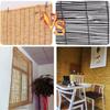 CJBWJM Handwoven Reed Roller Shade, Weather-Resistant Outdoor Privacy Blind, 90 x 130 cm view 3