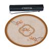 CYHTYM Non-Slip, Noise-Reducing Mahjong Mat, Brown, 1.80CM/31.5" view 1