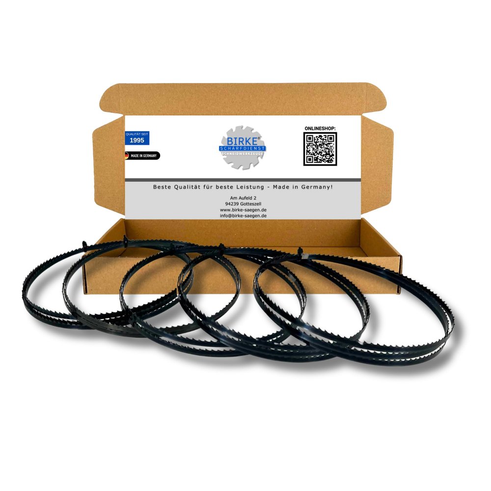 5 Premium Flexback Bandsaw Blades, 1425 x 6 x 0.36 mm, 6 TPI