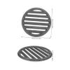 Hemobllo Round Cast-Iron Grill Grate for Outdoor Cooking, 1 Piece view 2