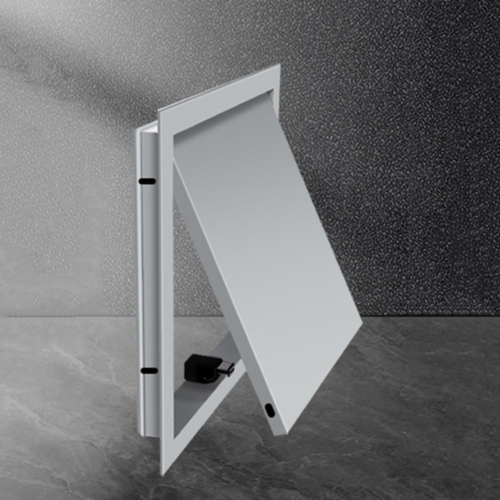 Dailify Metal Access Panel, Gray, 12 x 22 in (300 x 550 mm)