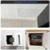 Dailify Metal Access Panel, Gray, 12 x 22 in (300 x 550 mm) view 2