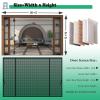 Black Magnetic Insect Screen Door, 295 x 205 cm, No Drilling view 2
