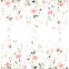Rice Paper with Pink Border, 29 x 37 cm (2 Sheets), Decoupage view 1