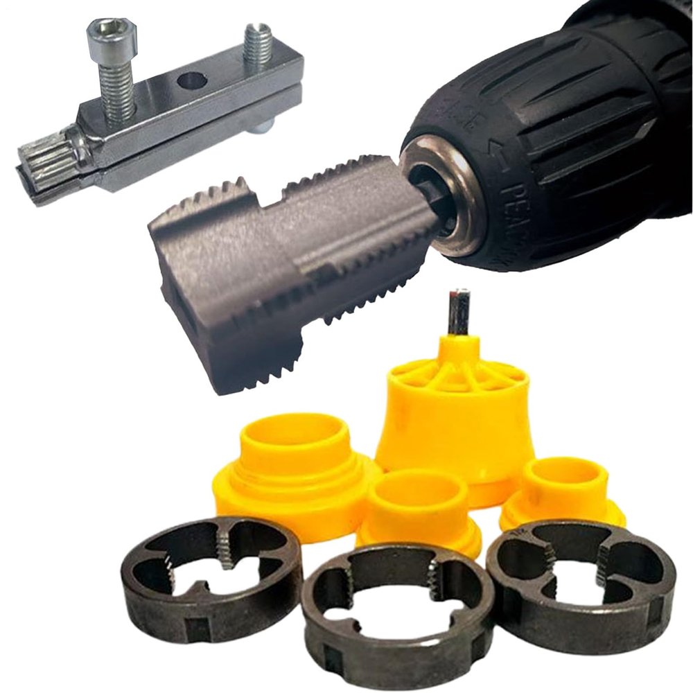 PVC Pipe Thread Cutter Set, Plumbing Tool