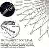 SXEVZOO 304 Stainless Steel Cable Mesh, 6 cm/2 mm Flexible Cable Railing Safety Net, Poultry Fence Mesh Animal Barrier (0.8 x 15 m) view 3