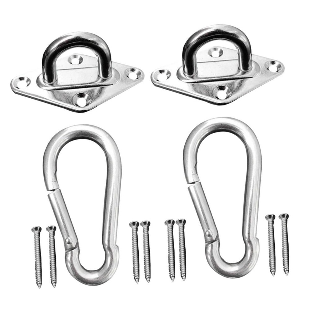 Abaodam Stainless Steel Hanging Hook Set for Hammock Chairs