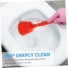 Tofficu 2 Sets of 2 Toilet Plungers, Rubber Clog Removers, Red view 2