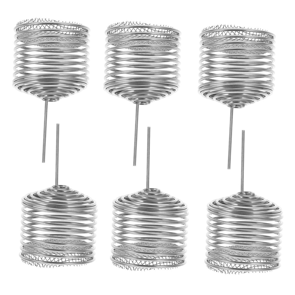 POPETPOP 6-Piece Stainless Steel Fertilizer Boxes for Bonsai, Orchids, and Small Plants