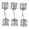 POPETPOP 6-Piece Stainless Steel Fertilizer Boxes for Bonsai, Orchids, and Small Plants view 1