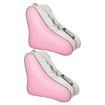 Toddmomy 2-Piece Roller Skate Bags with Zippers