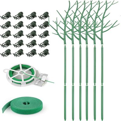 Plastic Plant Trellis, 6-Pack, Adjustable Supports, 69.8 cm