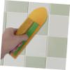 Joint Scraper with Wooden Handle, Sponge, and Orange Edge view 4
