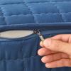 Zipper Mattress Encasement 150 x 200 + 23 cm, Quilted view 4