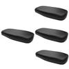 Toyvian 4-Piece Thickened Foam Bicycle Saddle Cushion Set, Black view 1