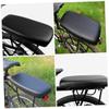Toyvian 4-Piece Thickened Foam Bicycle Saddle Cushion Set, Black view 4