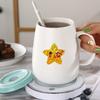 500 Multicolor Smiling Star Stickers, 8 Colors, 2.5 cm, Self-Adhesive Glitter Roll view 4